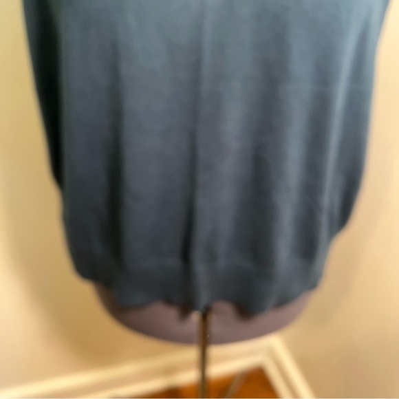 Talbots Sleeveless Scoop Neck Sweater Turquoise 3XP - Picture 3 of 8